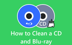 Kuinka puhdistaa CD Blu-ray