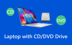 Laptop met cd/dvd-station