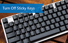 Turn off Sticky Keys