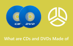 ¿De qué están hechos los CD y DVD?