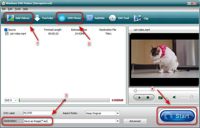 MP4 to IOS Windows DVD Maker