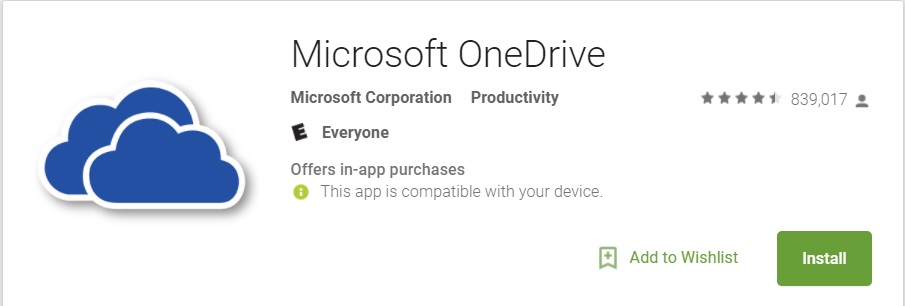 Microsoft Onedrive