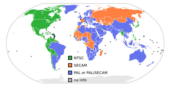 Una feroce battaglia tra NTSC e PAL