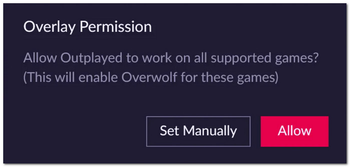 Grant Outplayed Permission