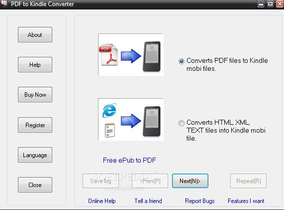 Convertitore da PDF a Kindle