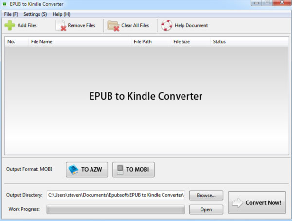 Conversor EPUB to Kindle