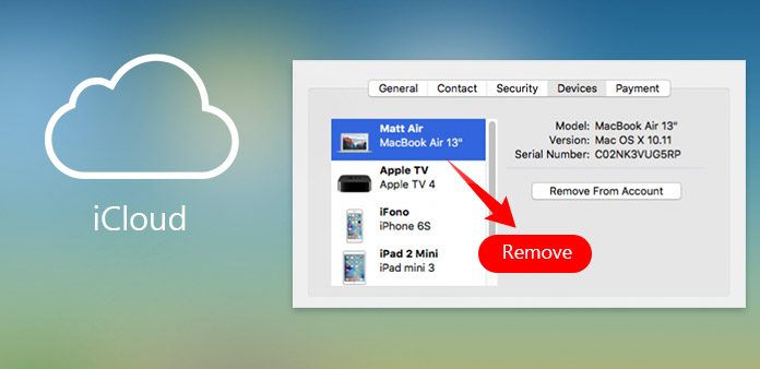 Rimuovi dispositivo da iCloud