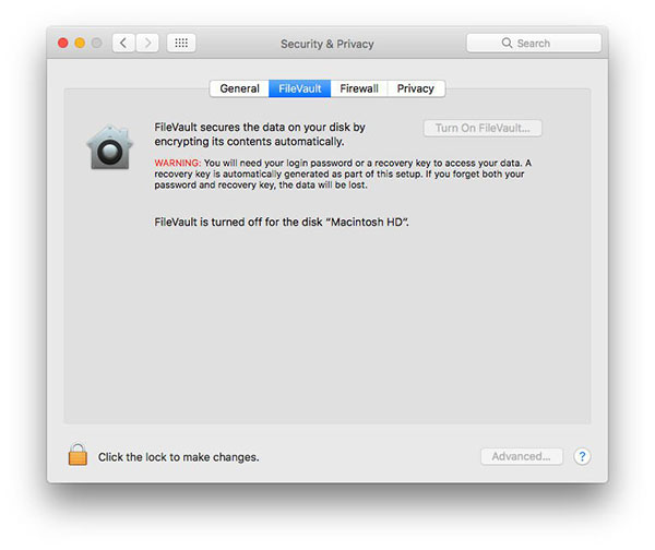 Filevault