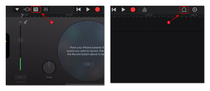 Open Track in Garageband