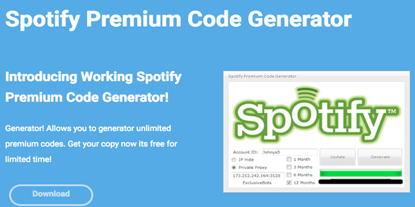 Spotify premium code generator 2020 free Spotify premium code generator 2020 free
