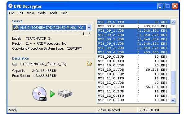 cnet free dvd ripping software for home videos vob files