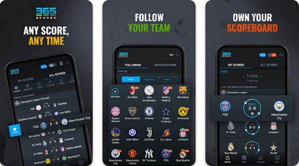 Football Streaming App 365 Scores