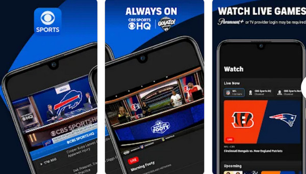 App di streaming di calcio CBS Sports