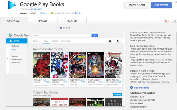 Google Books Odtwórz