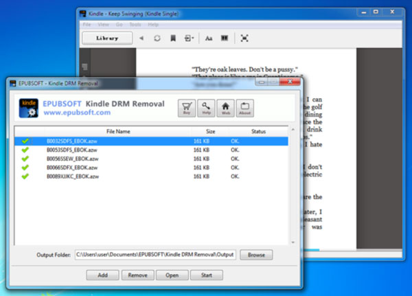 Rimuovi la protezione DRM