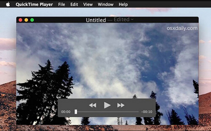 Quicktime Player Interface