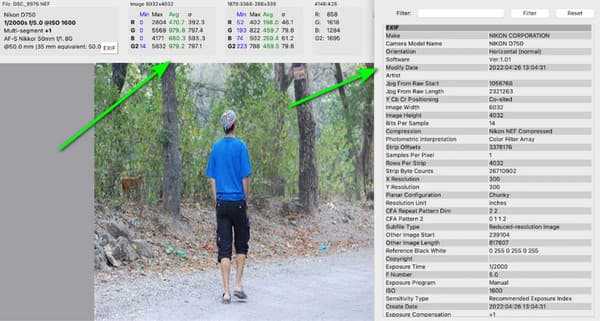 Metadata Voorbeeld afbeeldingsbestand