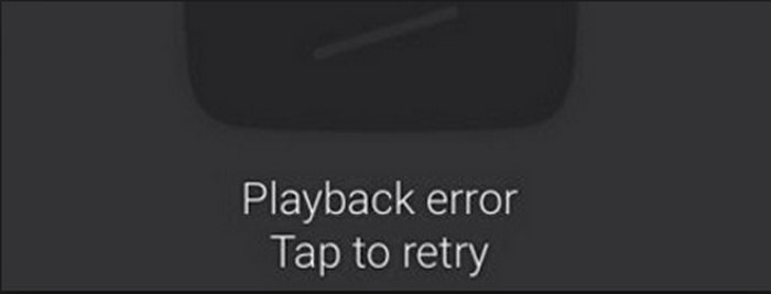 YouTube Playback Error No Code