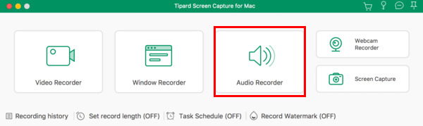 Choose Audio Recorder