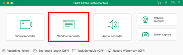 Choose Window Recorder