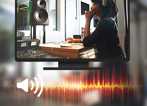 Mikrofon inspelning dator