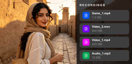 Instant Preview and Recording History