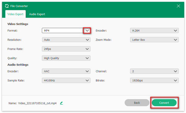 Použijte File Converter