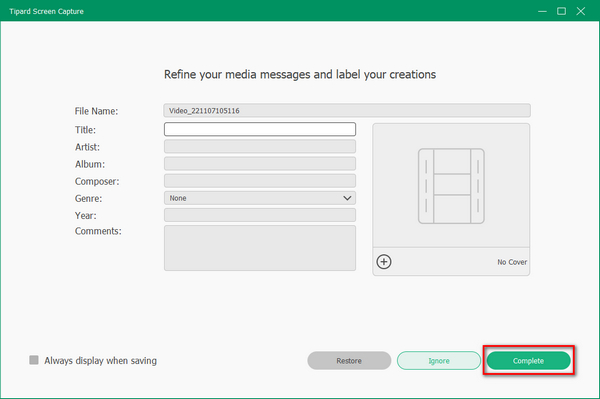 Brug Media Metadata Editor