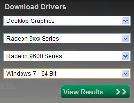 Select your graphics card
