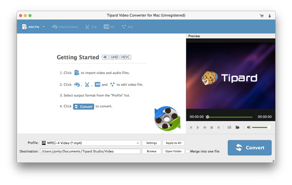 Tipard Mac Video Converter Platinum 3.8.28 full