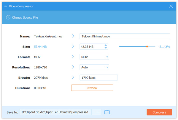 Video Compressor Compress Arquivo MOV