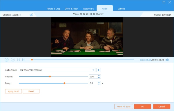 Conversor de vídeo Ultimate Audio