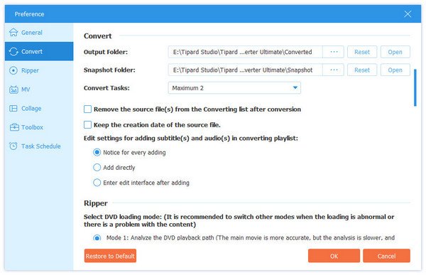 Video Converter Ultimate Convert