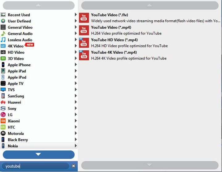 Format wideo w YouTube