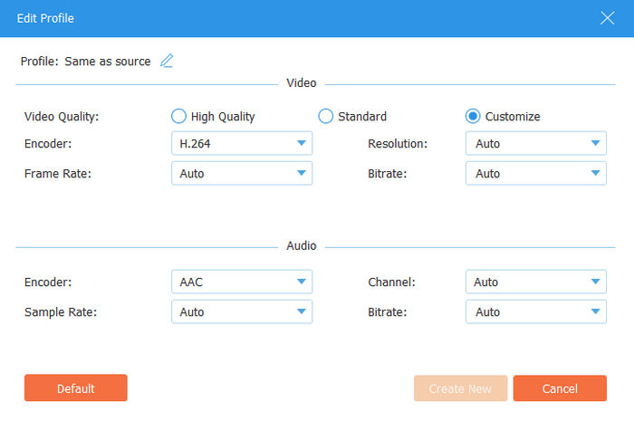 Adjust Video and Audio Settings