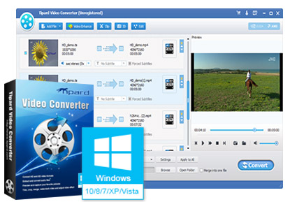 Tipard Video Converter interface