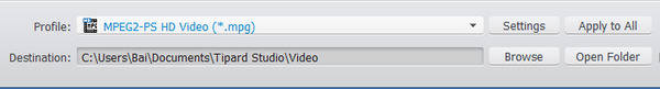 Converti video in MPEG-2