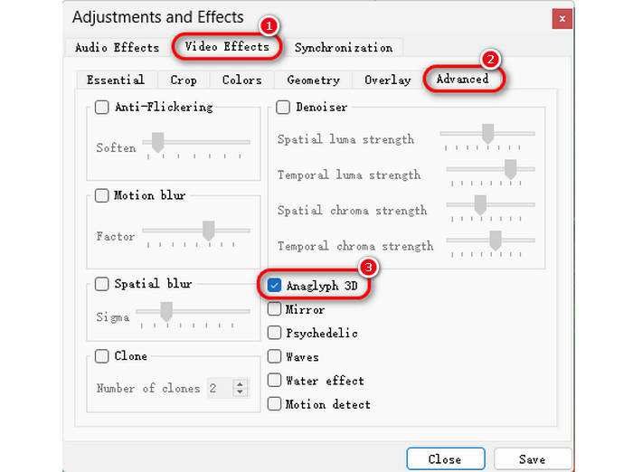 Add 3D Effect to Video VLC