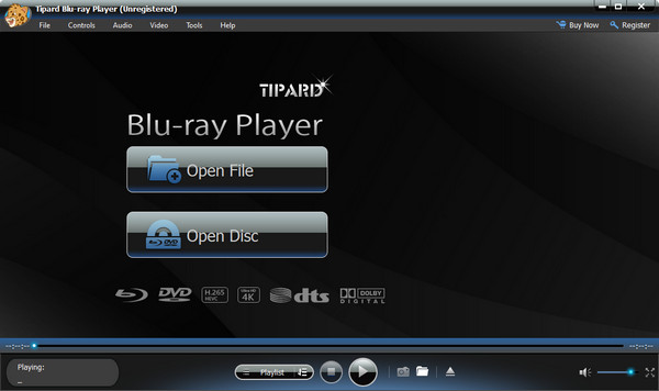 برنامج Tipard 4K Player