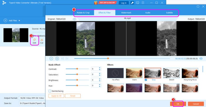 Edit The Video Tipard