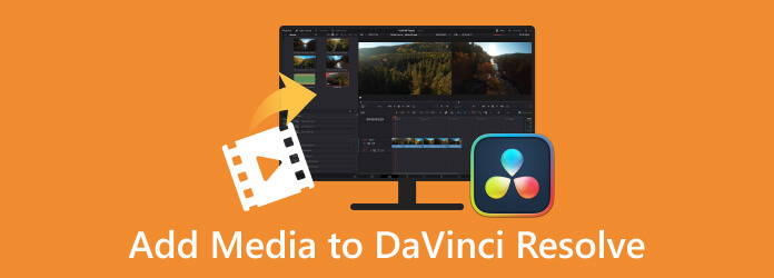 Legg til media til DaVinci Resolve