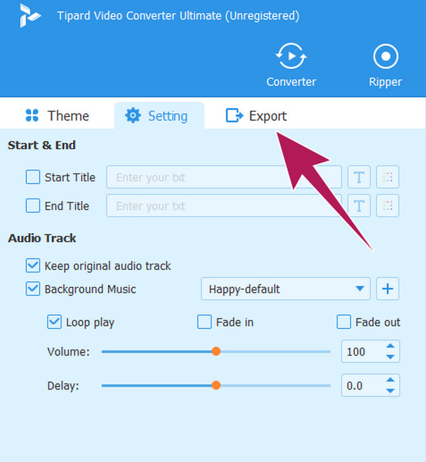 Configuración alternativa de WMV