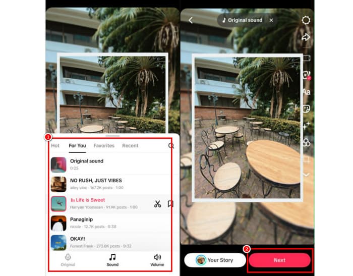 Add Music to a Photo on Social Media