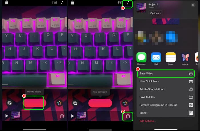 Insert Music to Video iPhone Clips