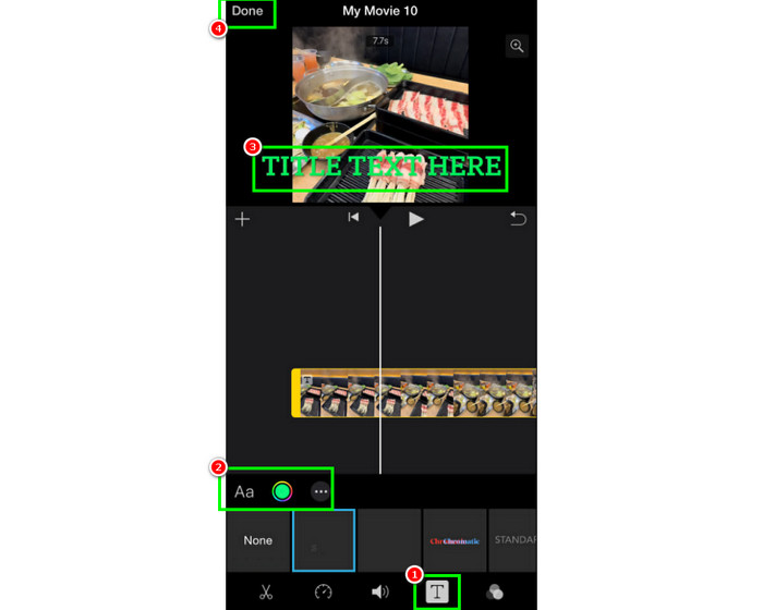 Add Subtitle Imovie iPhone iPad