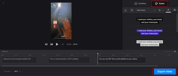 Add Subtitles to MP4 Online