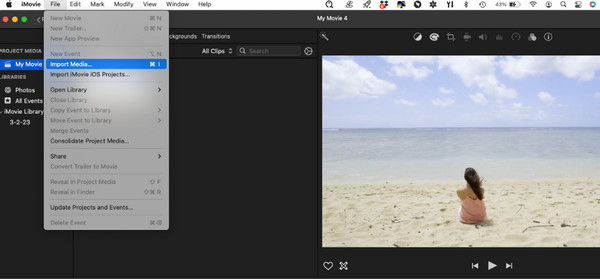 iMovie Video toevoegen Meer importeren