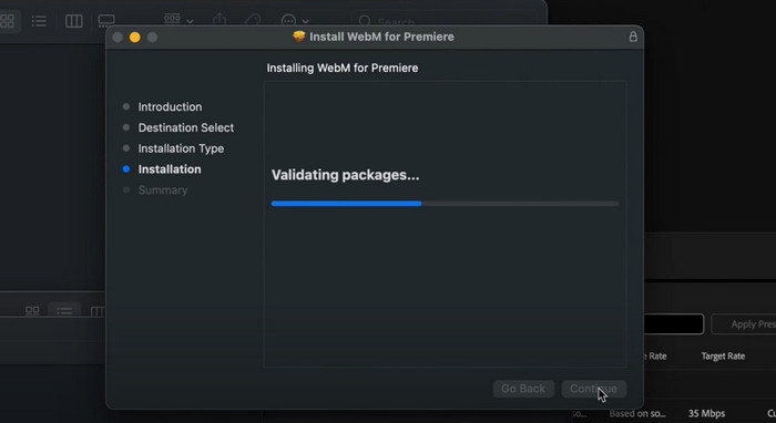 Webm Installation