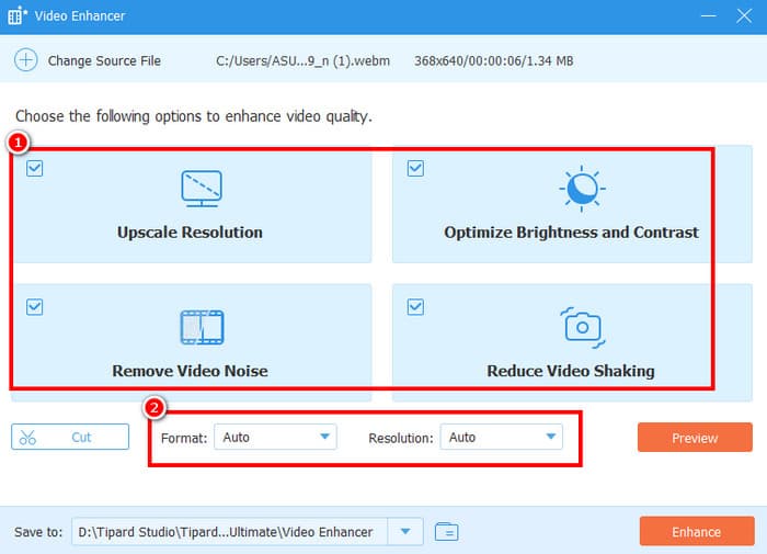 Enhance Video Tipard