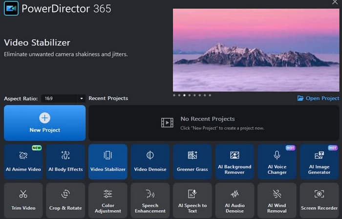 PowerDirector Video Enhancer